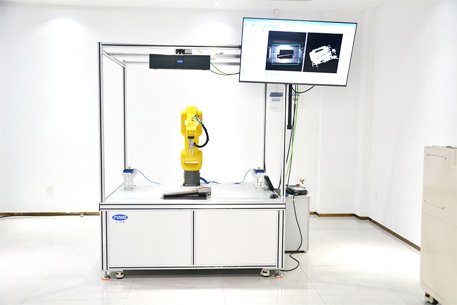 3D視覺(jué)引導(dǎo)活塞桿正反抓取，點(diǎn)云識(shí)別效果好